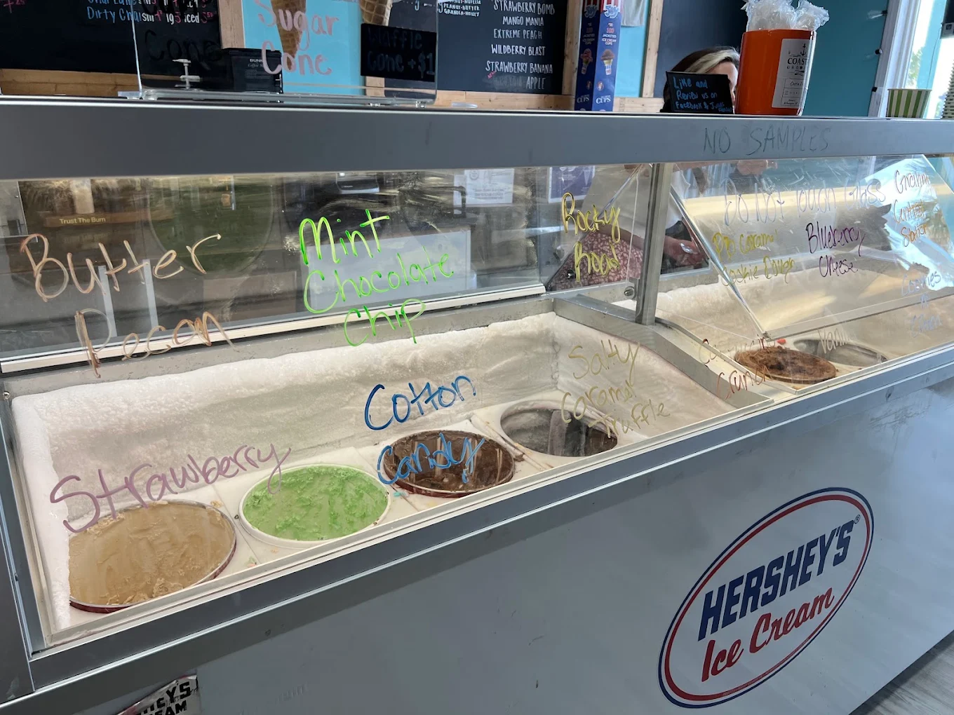 Ice cream and milkshakes
